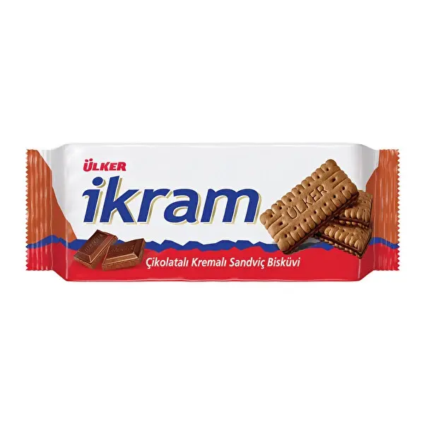 Ülker İkram Chocolate Sandwich Biscuit - 1