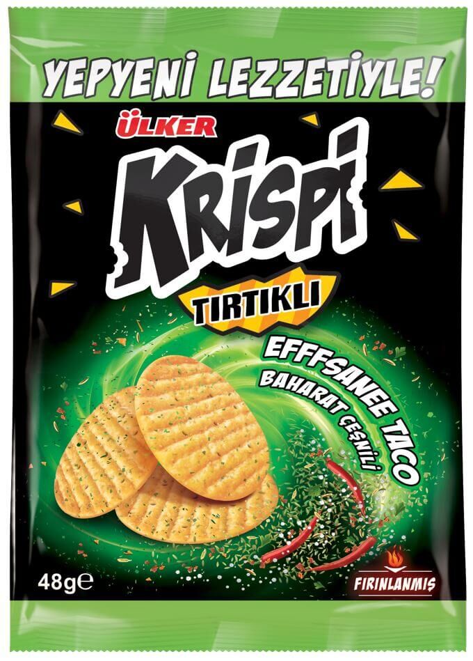 Ülker Krispi Baharatlı Tırtıklı Kraker 48 Gr-20 adet - 1