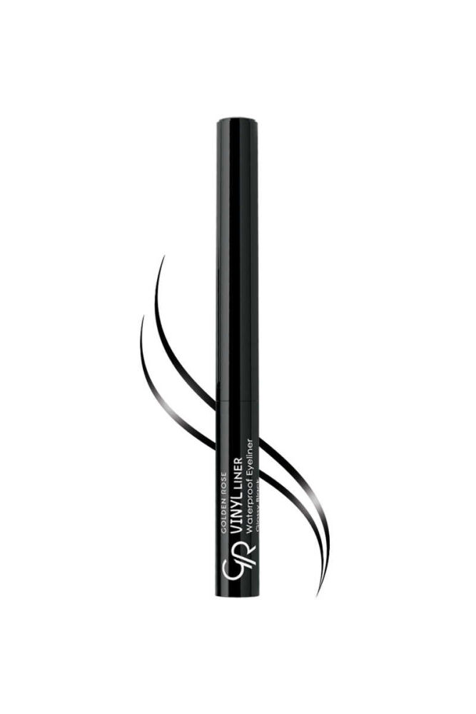 Golden Rose Vinyl Liner Waterproof Eyeliner - Black - 1