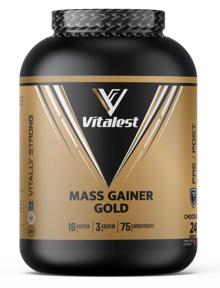 Vitalest MASS GAINER GOLD 2400GR - Chocolate Flavour - 1