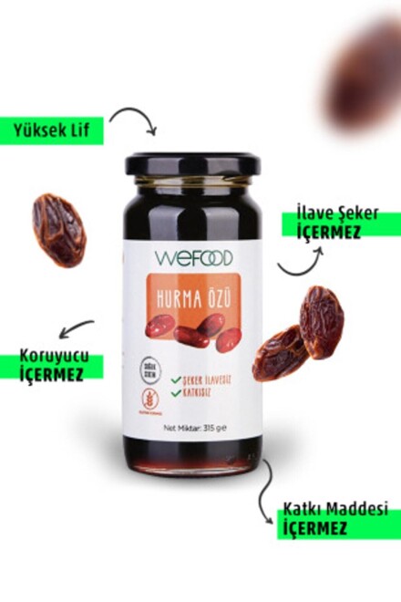 Wefood Hurma Özü 315 gr (Soğuk Sıkım) - 2