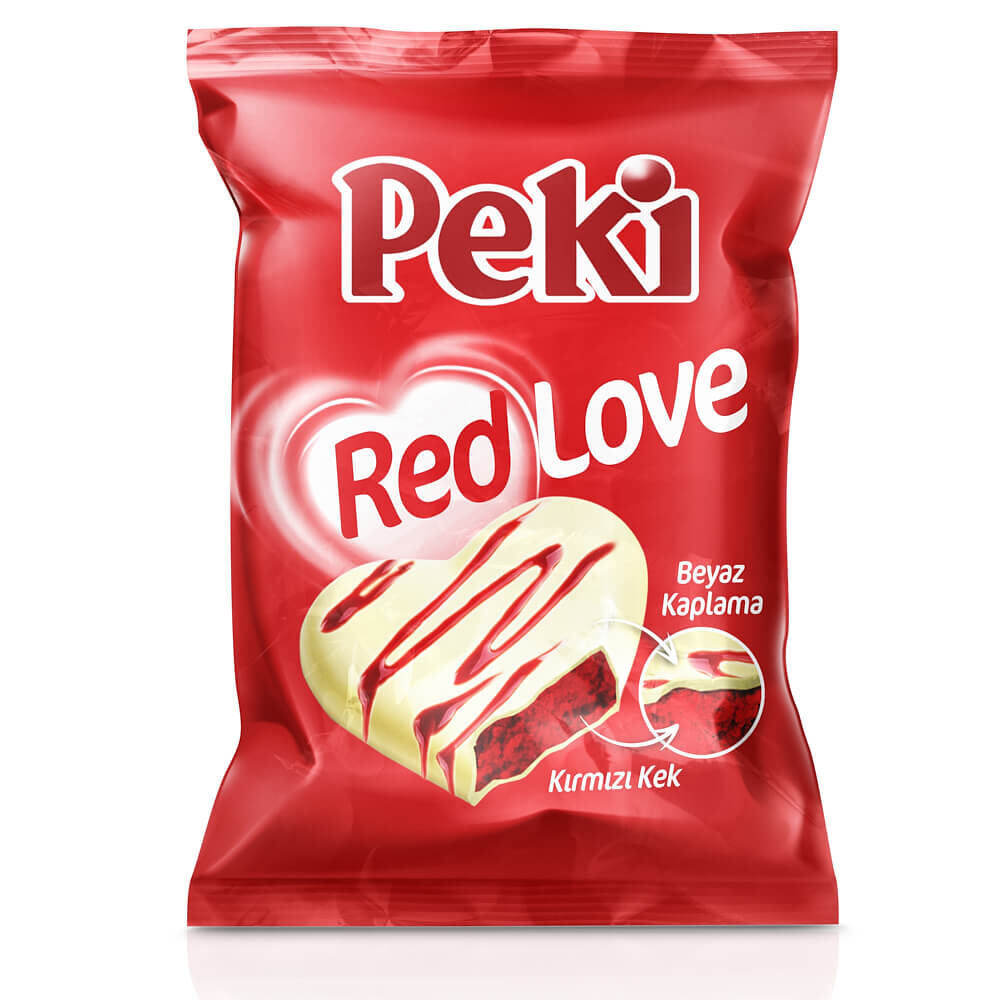 Well Redlove Red Cake 50 Gr- 24 pcs - 1