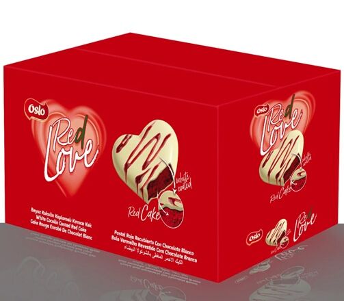 Well Redlove Red Cake 50 Gr- 24 pcs - 2