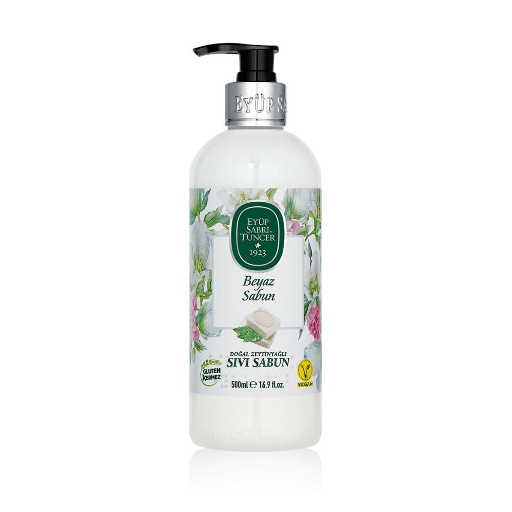 Eyüp Sabri Tuncer White liquid soap with natural olive oil - 500 ml - 1