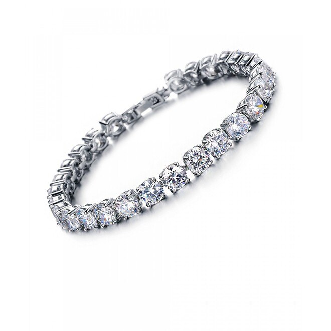 Women's bracelet - silver color - 1