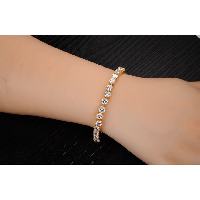 Women's bracelet - silver color - 7