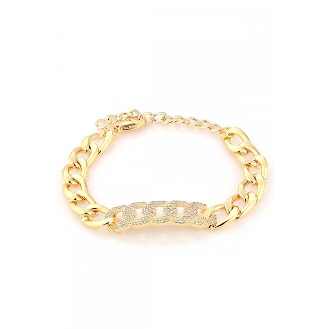 Women's bracelet with cascading rings - 1