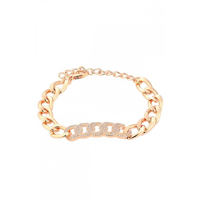 Women's bracelet with cascading rings - 2