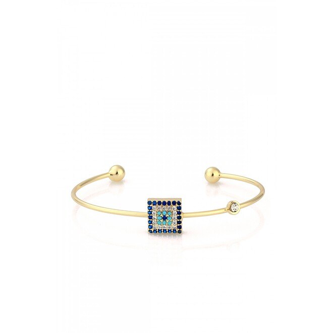 Women's bracelet with colored stones - 1