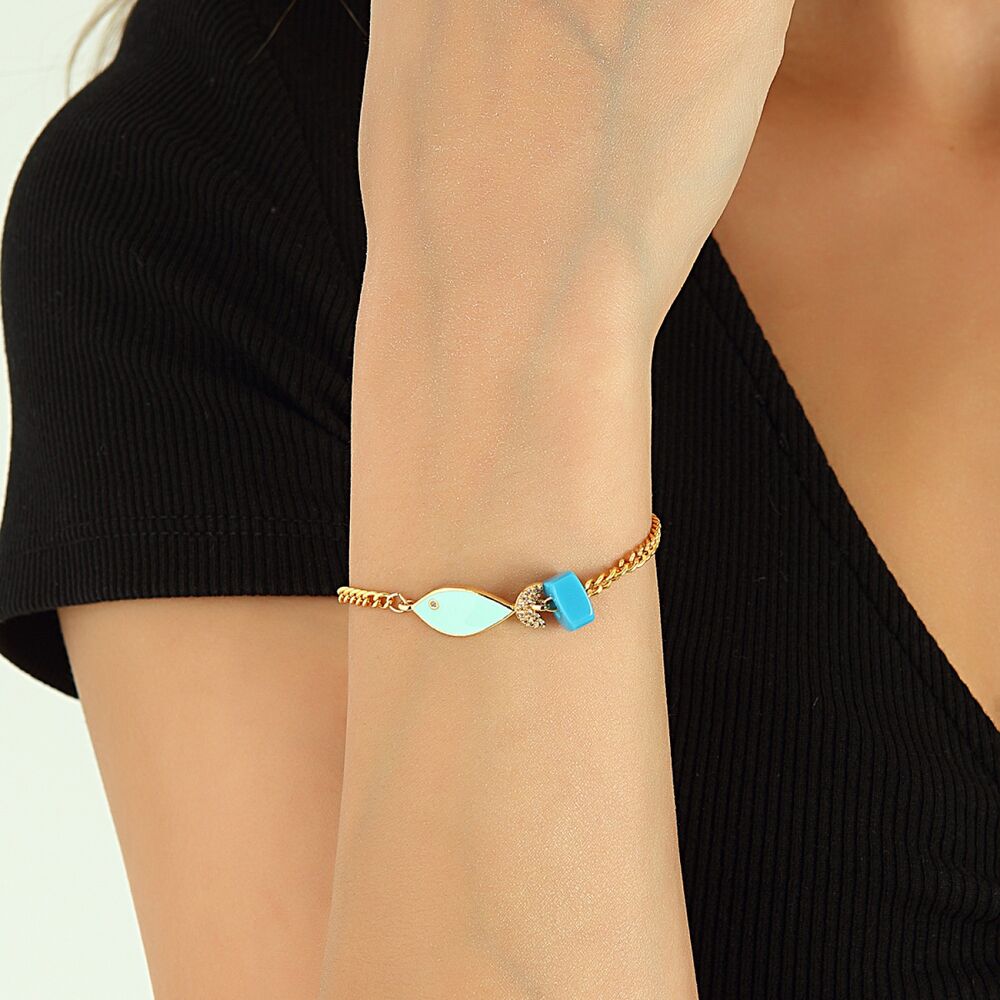 Women's bracelet with fish - 2