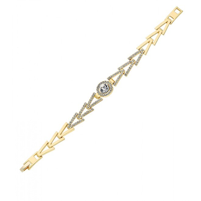 Women's bracelet with stones - gold - rose - 2