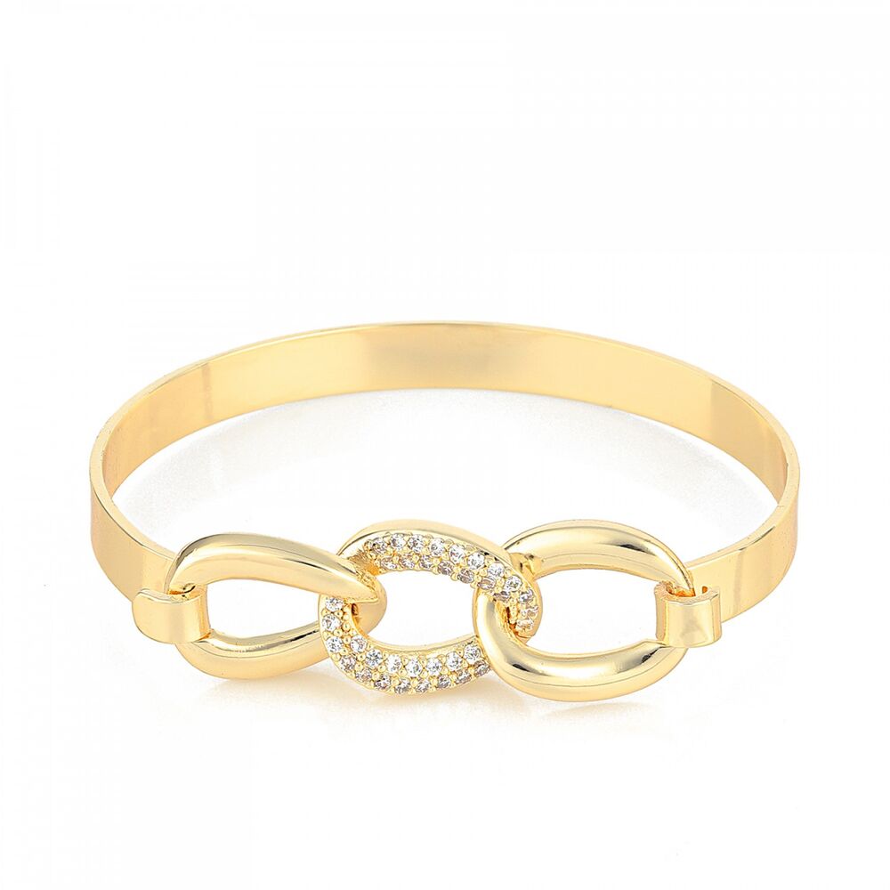 Women bracelet with three rings - 3