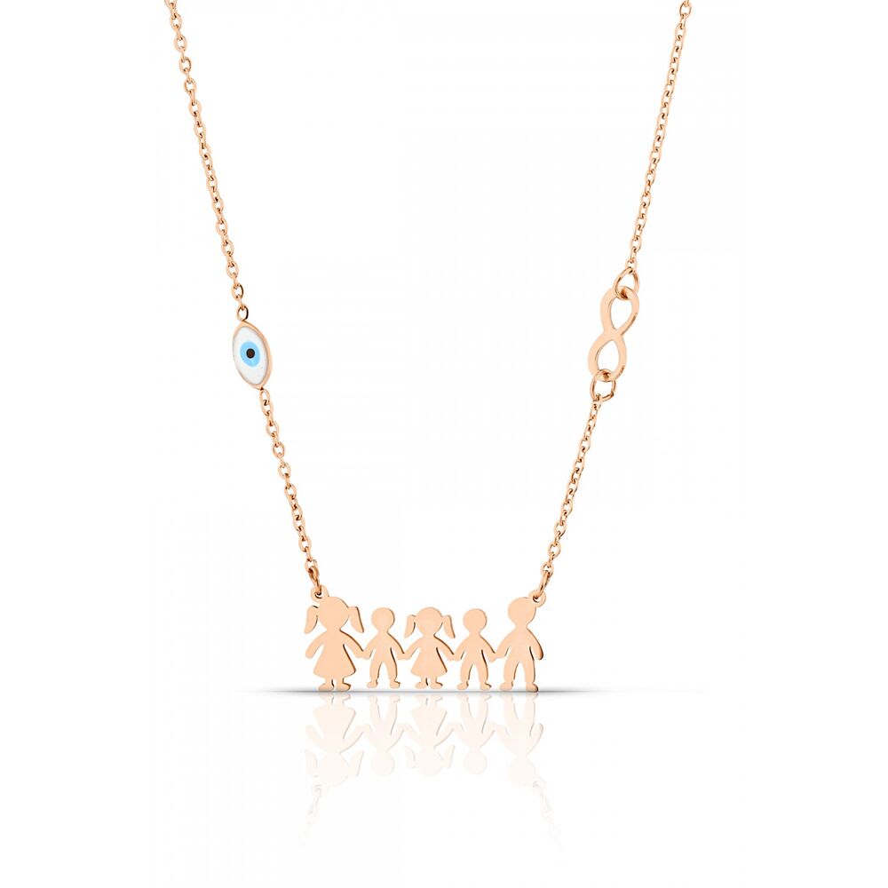 Women's necklace with a design that indicates family bonding - 1