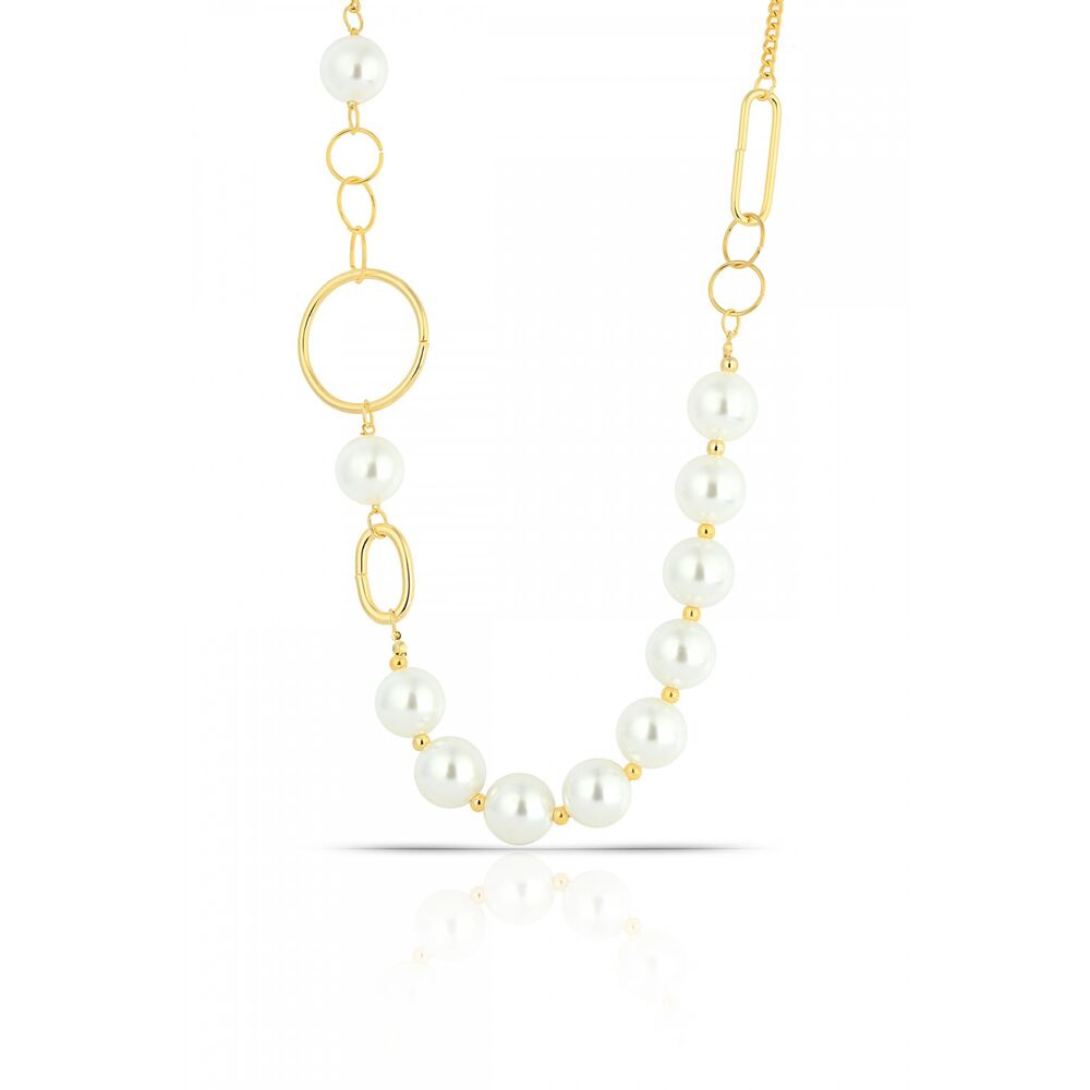 Chain Necklace for Women -pearl- Women's Accessories - 1