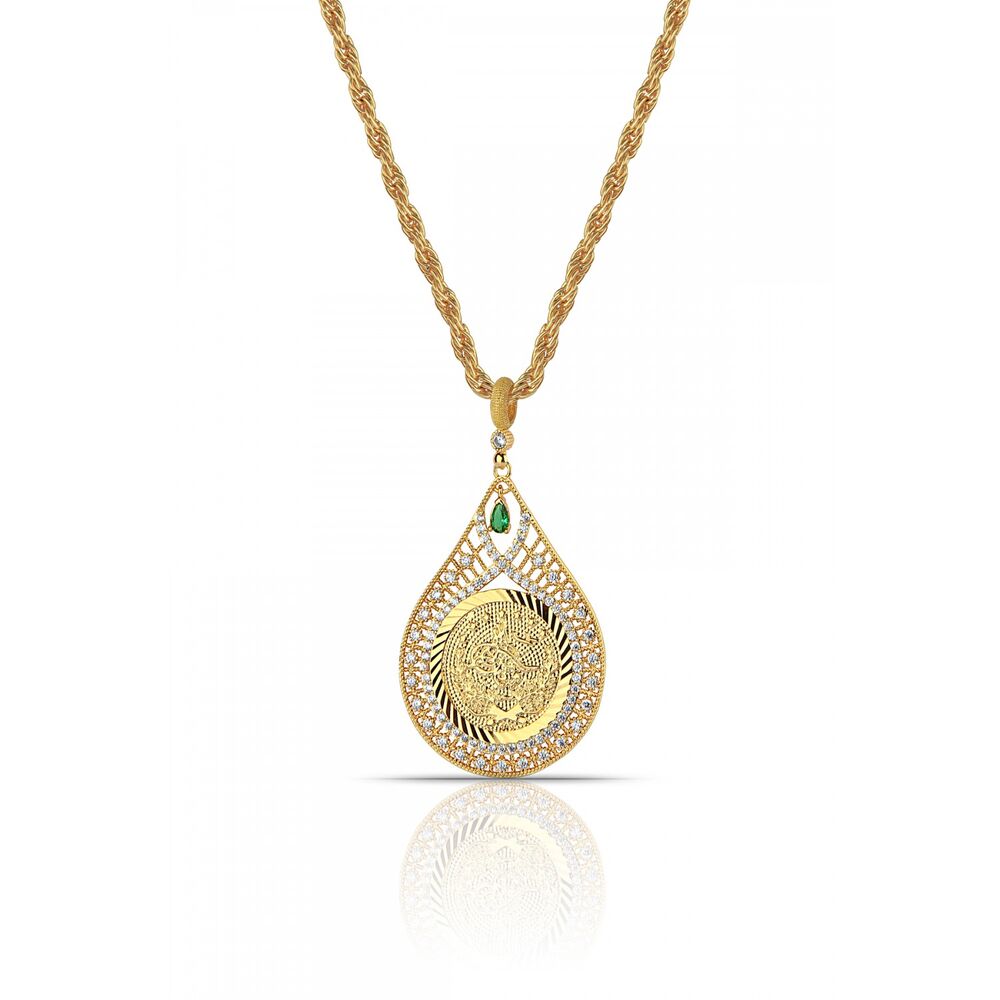 Women's Ottoman Seal Necklace - 1