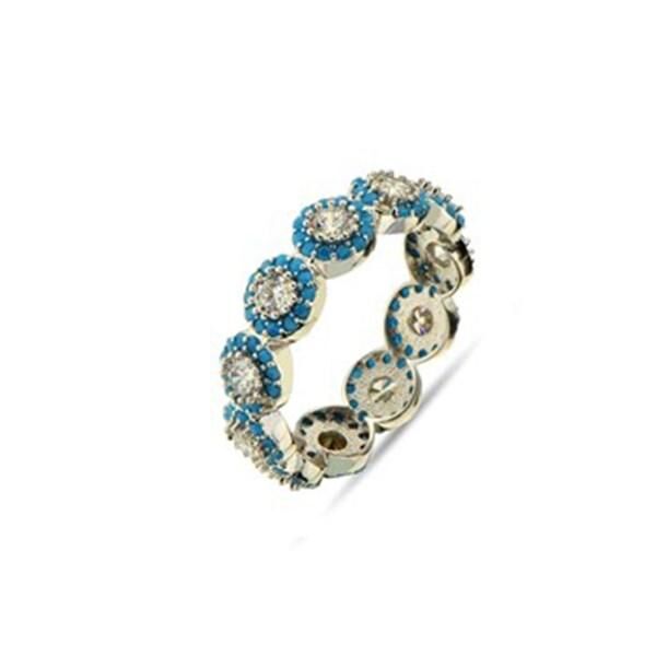 Women's Silver Ring with Luxurious Design - 1