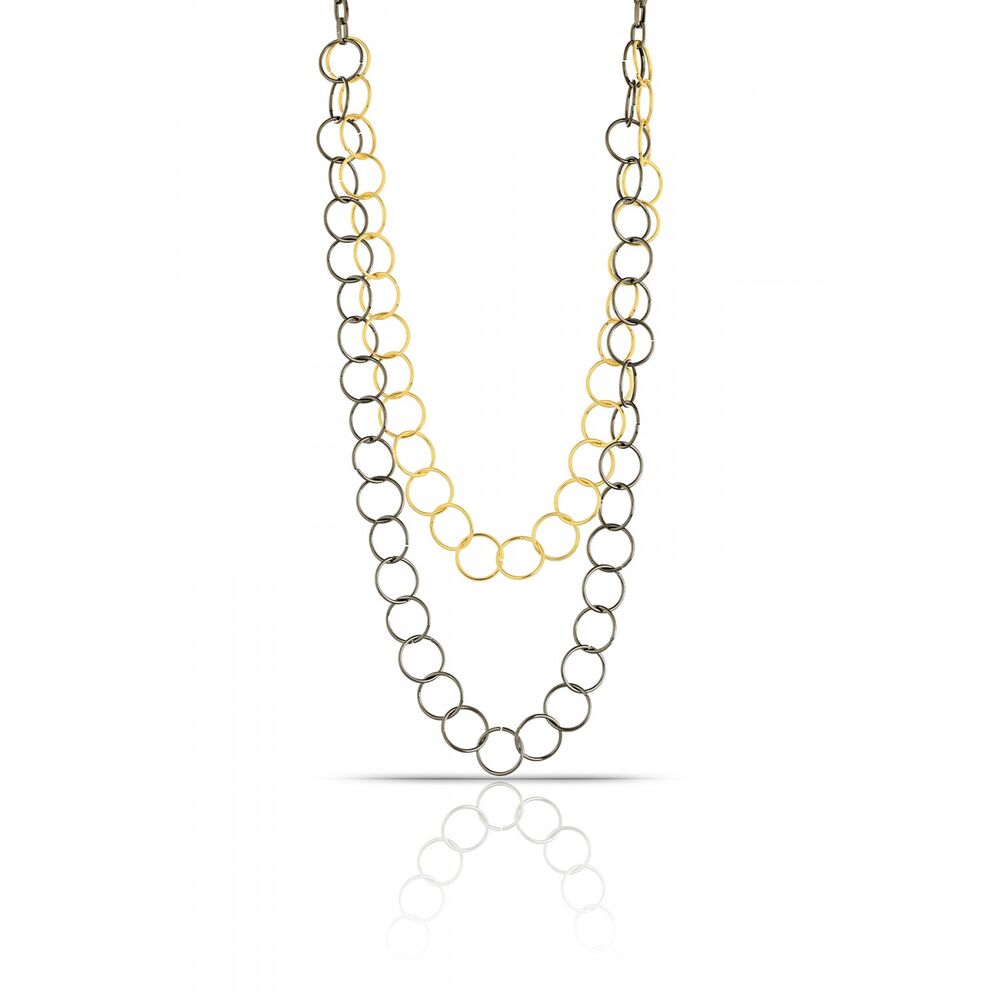 Chain Necklace for Women -Circles- Women's Accessories - 1