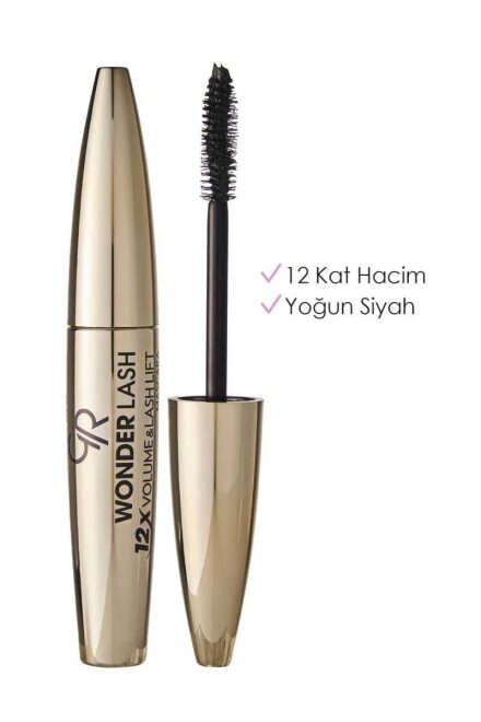 Golden Rose Wonder Lash Mascara - Black - Volumizing Mascara - 1