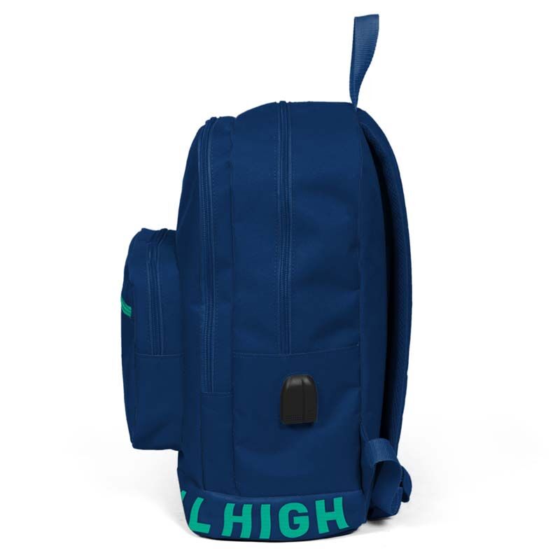 Yaygan Coral High Backpack with USB and Aux Sockets - 2