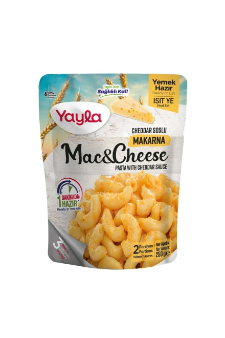 Yayla Mac&Cheese Cheddar Soslu Makarna 250 gr - 1