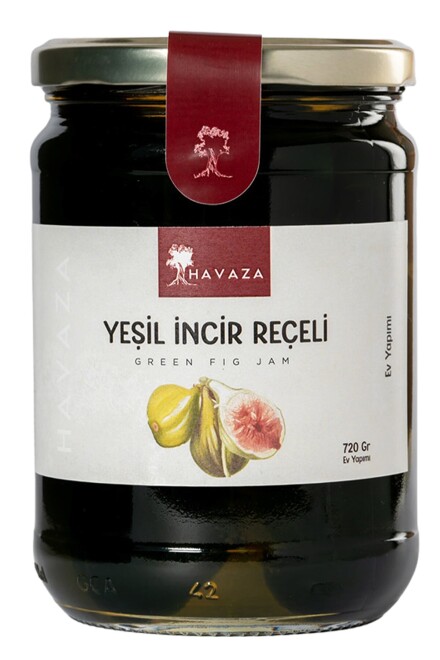 Yeşil Incir Reçeli - 720 Gr. (EV YAPIMI,GELENEKSEL) - 1